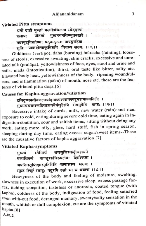 Anjananidana of Maharsi Agnivesa